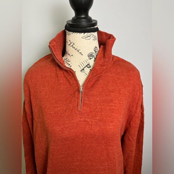 J. Crew Raglan half-zip sweater Size XL - Picture 2 of 9